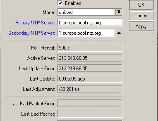 نحوه تنظیم ساعت در میکروتیک